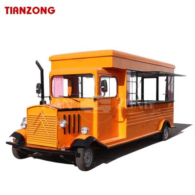 China Mobile cart commercial vintage taco winery factory price hot dog trailer electric food truck on sale for sale