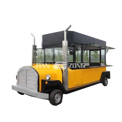 China Large Raw Food Factory Supply Truck Winery Electric Food Cart Concession Food Trailer For Sale for sale