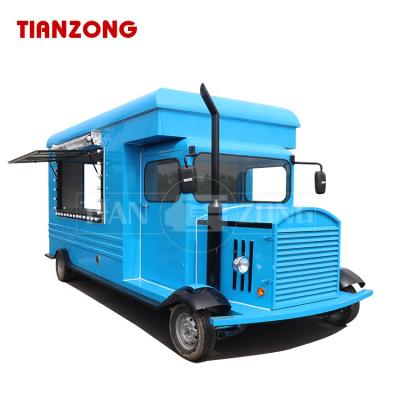 China Commercial vintage winery electric food truck mobile food truck factory price ice cream trailer food cart for sale for sale