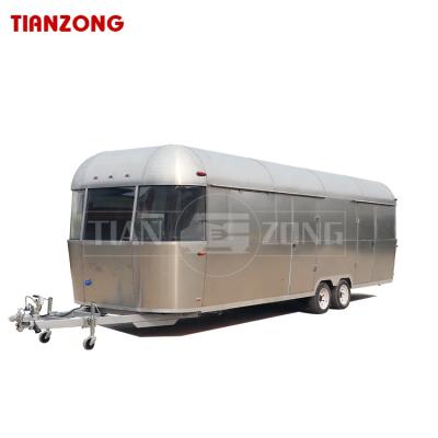 China Winery CE ISO Approved Vintage Airstream Food Truck With Full Kitchen Airstream Food Trailer For Sale for sale