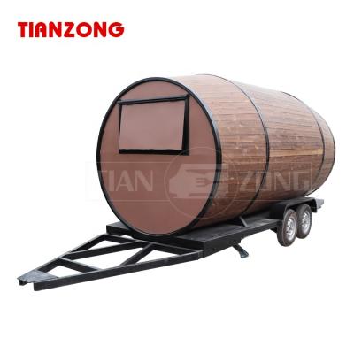 China Hot Selling Winery Tianzong T6 Concession Food Trailer Small Food Truck For Sale Mobile Food Cart for sale