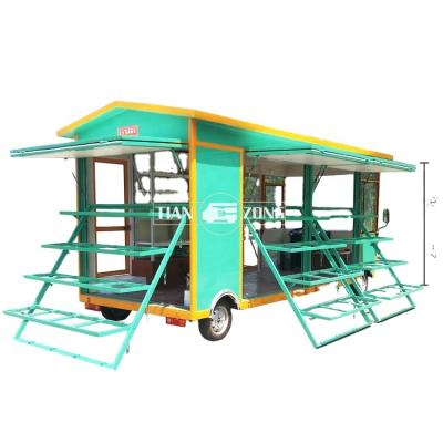 China Electric winery food truck small for vegetable fruits selling mobile food trailer carts for sale