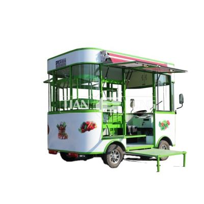 China Winery factory supply foodcart mini vegetable street selling carts small food truck for sale for sale