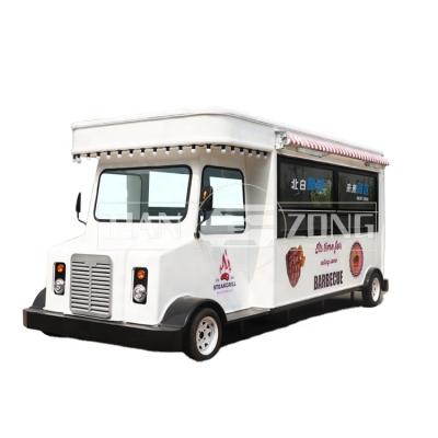 China Winery Food Cart Trailer Vintage Outdoor Mobile Coffee Kiosk GRILL Food Cart Food Trucks With Full Kitchen for sale