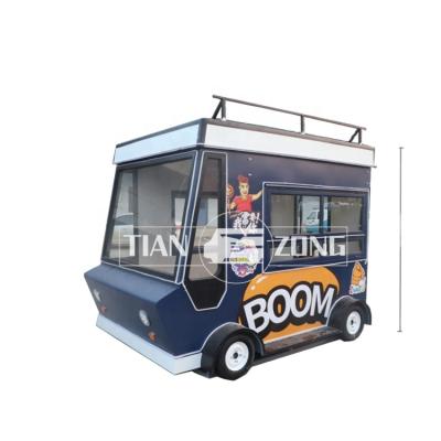 China Winery Tianzong Fast Food Cart Concession Food Truck With Full Equipped Kitchen Equipment Food Trailers For Sale for sale