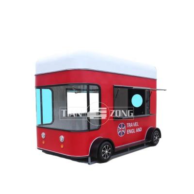 China Winery Mobile Unique Food Truck Dining Car Food Trailer For Europe Vendors Hot Dog Food Cart for sale