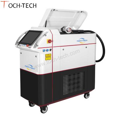 China TOCHTECH 500w PVC Derusting Fiber Laser Cleaning Machine for sale