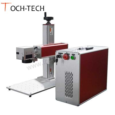 China Top Supplier Raycus 20W 30W 50W Air Cooled Fiber Laser Marking Machine For Engraving Metal for sale