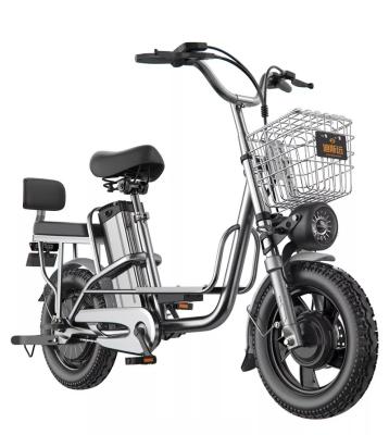 China DISIYUAN Iron Cargo Electric Bike 60V 16 Inch 3.0 Tire Snow E Bike Aluminum Alloy Steel Electric Bicycle for sale