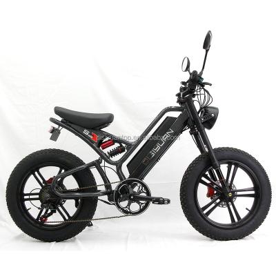 China Pro Disc Brake Carbon Fiber 48V28Ah Lithium Battery Hydraulic Electric Bicycle 20 Inch DISIYUAN Carbon Fiber E-Bike S9 Dual Tire Fat Tire for sale