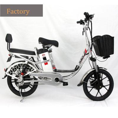 China 2022 Hot Selling Aluminum Alloy 36V 48V 60V 10Ah Electric Bike, Old) Electric Bicycle Electric Bicycle (, 350W Lithium Battery City Electric Bike for sale