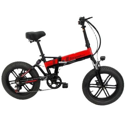 China DISIYUAN 36V 48V 350W Folding Fat Tire Steel Road Mountain Bike City Fast Folding Electric Dirt Bike eBike Electric Mountain Bike for sale