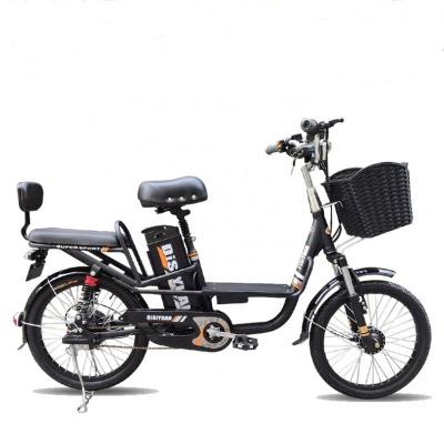 China Cheap Price 18Inch 20 Inch 350W 500W 750W 48V 10AH 15AH 20AH Shimano 3 Speed ​​E Bike High Carbon Steel Takeaway Car Electric Bike for sale