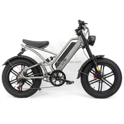 China 2022 New Type S9 aluminum alloy PLUS e-bike 500W 750W 1000w fat tire bicycle beach cruiser all terrain ebike off-road bicycle for sale