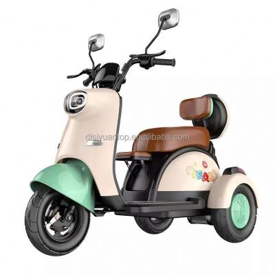 China Hot Selling Passenger Scooter Tricycle Three Wheel Discount Adult Electric Tricycles With Pedal for sale