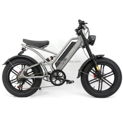 China Aluminum alloy 2022 new S9 plus 20 inch motor speed electric bike full suspension ebike height inclined mountain for sale