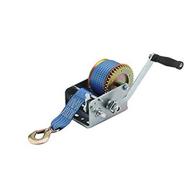 China 3200lb Outdoor Used Manual Hand Winch Hand With Portable Wire Rope Cable Pulling Winch Anchor Winch Cable Puller for sale