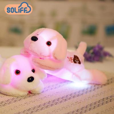 China Super soft velvet / fashion three-dimensional exquisite style cheap custom made children led light plush animal toys for sale