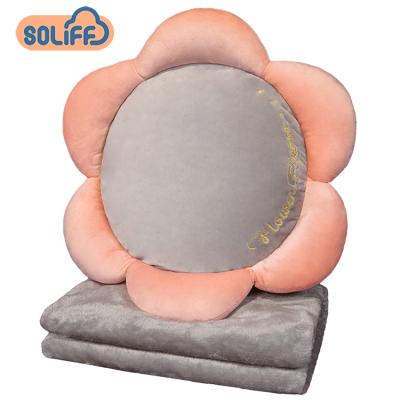 China Soft Massage Toy Pillow 3 In 1 Cute Pillow Cover Flower Pillow for sale