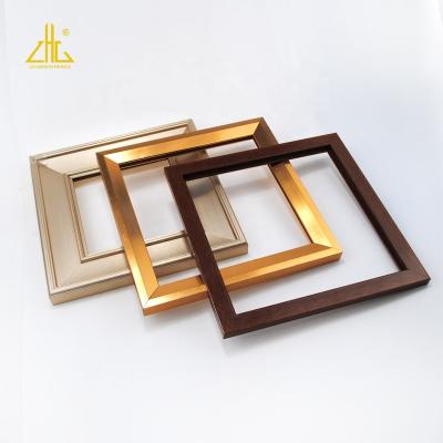 China Interior Ministry Hotel Decoration ZHONGLIAN Rose Gold Metal Aluminum Picture Frame For Home Decoration Poster for sale