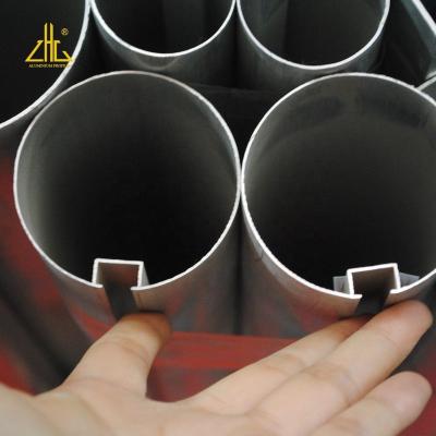 China Hot Sale Constructure ZHONGLIAN Profile Pipe Pipe Fittings Pergola Aluminum Tent Railing Aluminum Round Pipe for sale