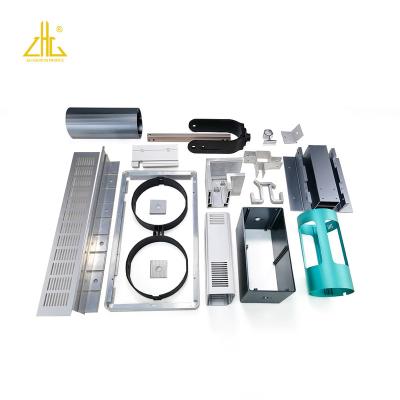 China ZHONGLIAN Anodizing Aluminum And Sand Blasting Custom Aluminum CNC Profile Part for sale