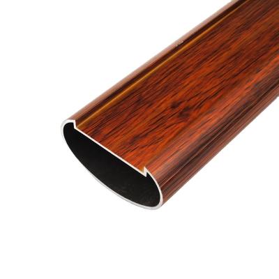 China door & ZHONGLIAN Window Home Furniture Wood Grain Railing Aluminum Profile Aluminum Profile Stair Railing for sale