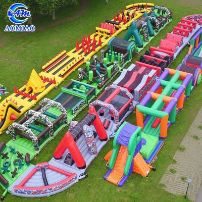 China High Quality Giant Adult PVC Obstacle Course Inflatable Kids Assault Course For Sale for sale