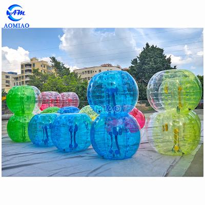 China Factory Price Inflatable Adult Bubble Soccer Toy 100% TPU Bumper Soccer Ball For Sale for sale