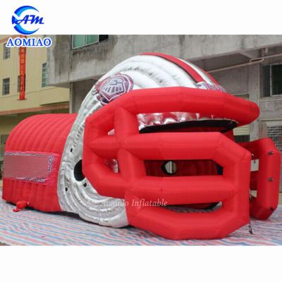 China Custom Inflatable Sports Helmet Tunnel , Inflatable Football Helmet Model Can Be Customized for sale