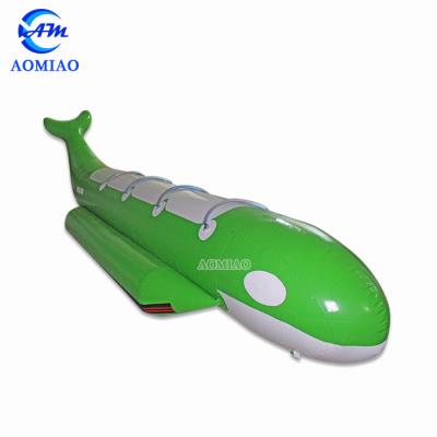 China Entertainment Water Sports Folding Inflatable Banana Boat Boat Trailer Can Be Customized for sale