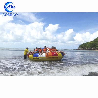 China 0.9mmPVC Disco Inflatable Boat Towable Water Game Can Be Customized for sale