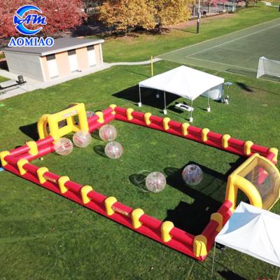 China PVC Bubbel Inflatable Soccer Ball Football Pitch For Sale for sale