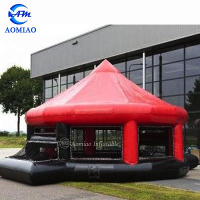 China PVC new design customized inflatable football cage panna soccer gear inflatable arena for sale