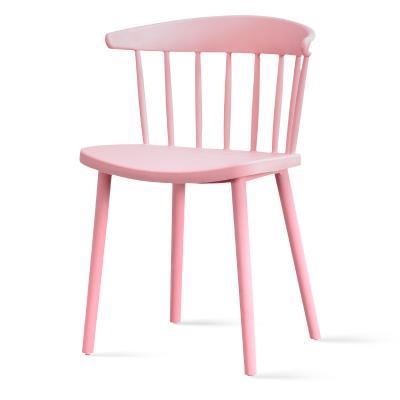 China High quality cheap modern windsor pink outdoor cafe restaurant price cooling plastic chair for sale