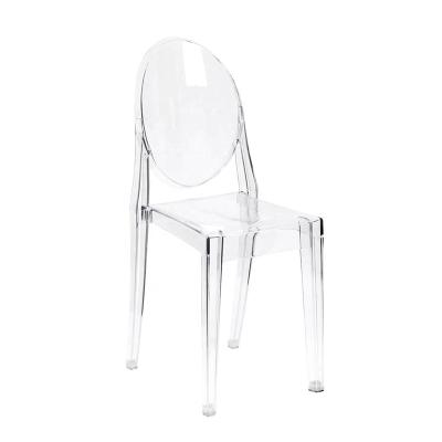 China High quality cheap modern outdoor cafe restaurant price ghost plastic cooling chair for sale