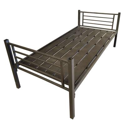 China Wholesale Convertible Knock Down Metal Modern Heavy Duty Detachable Double Bunk Single Metal Bed Frame for sale