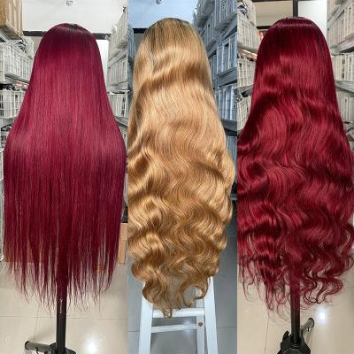 China China Seller Brazilian HD Virgin Human Hair Natural Transparent Lace Front Human Hair Wigs Wholesale Straight Full Lace Wigs Headband For Black Women for sale