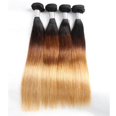 China Color Silky Straight Remy Hair Extensions from Ms. Mary Peruvian Human Hair Bundles 1B 4 27 Body Wave Ombre for sale