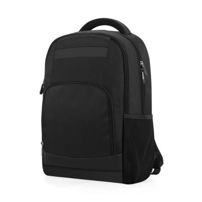 China Fashion Large Capacity 15 Inch Laptop Backpack Water Proof Bag Black Business Backpack for sale