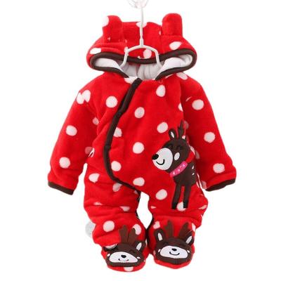 China Hooded causal flannel animal modeling romper outwear clothing for kids baby for sale