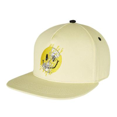 China PANGKB JOINT SMILE ACID CAP Customized Adjustableen Adults Hip Hop Baseball Hat Headwear Beach Outdoor Snapback Hat for sale