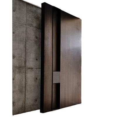 China America New Style Entry Pivot Door Solid Wood Home Pivot Waterproof Wood Customized Size for sale