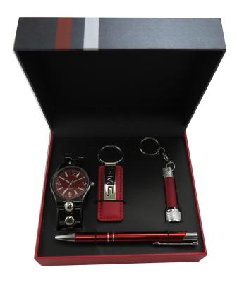 China Not Specified Creative Combination 3 PCS Watch Gift Set Luxury Men Gift Box Set Beautiful Package Watch Wallet Set for sale