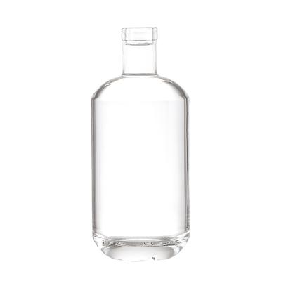 China 500ml Glass Bottles for Wine Champagne Spirit Alcohol Liquor 1L 750ml Tequila Rum Bottle for sale