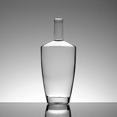 China Super Flint Glass 375ml 500ml 700ml Bottles for Vodka Gin Whisky Rum Brandy Bulk Sale for sale