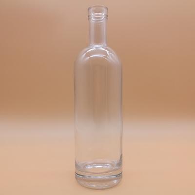 China Garrafas de álcool de vidro de 500 ml com cor congelada/transparente/pintada à venda