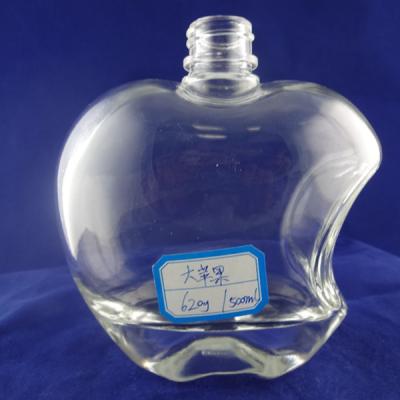 China Garrafa de vidro de cidra de maçã 100 ml 300 ml com manuseio de superfície decal e vedação de cortiça à venda