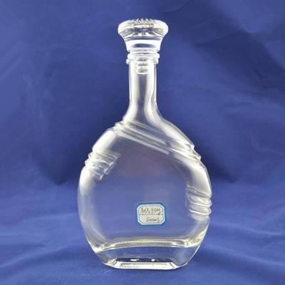 China Doorzichtige 750 ml lege Ciroc Vodka Glasflessen Botella met doorzichtig ontwerp Te koop