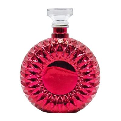 China Super Flint 500ml 700ml 750ml Brandy Liquor Botellas de vidrio de vino con y diseño de moda en venta